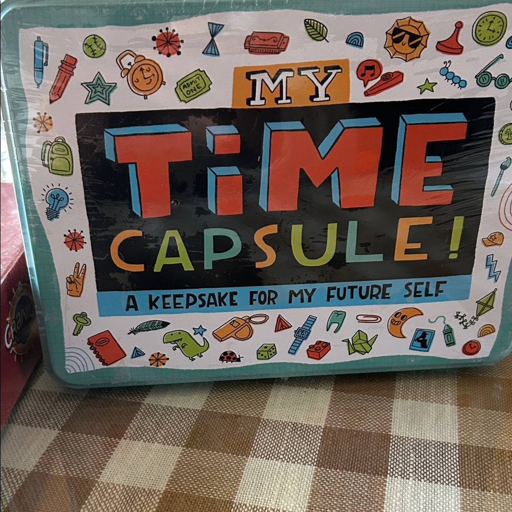 Colorful Time Capsule Keepsake Box